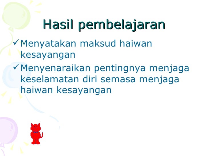 Kh Pertanian Haiwan Kesayangan