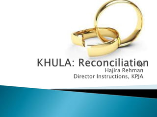 By
Hajira Rehman
Director Instructions, KPJA
 