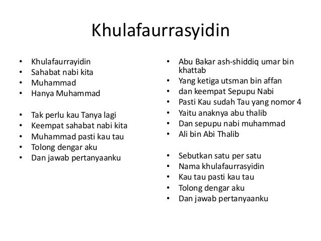 Khulafaurrasyidin