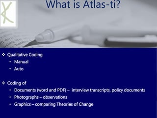 atlas ti introduction | PPTX
