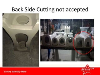 Back Side Cutting not accepted
 