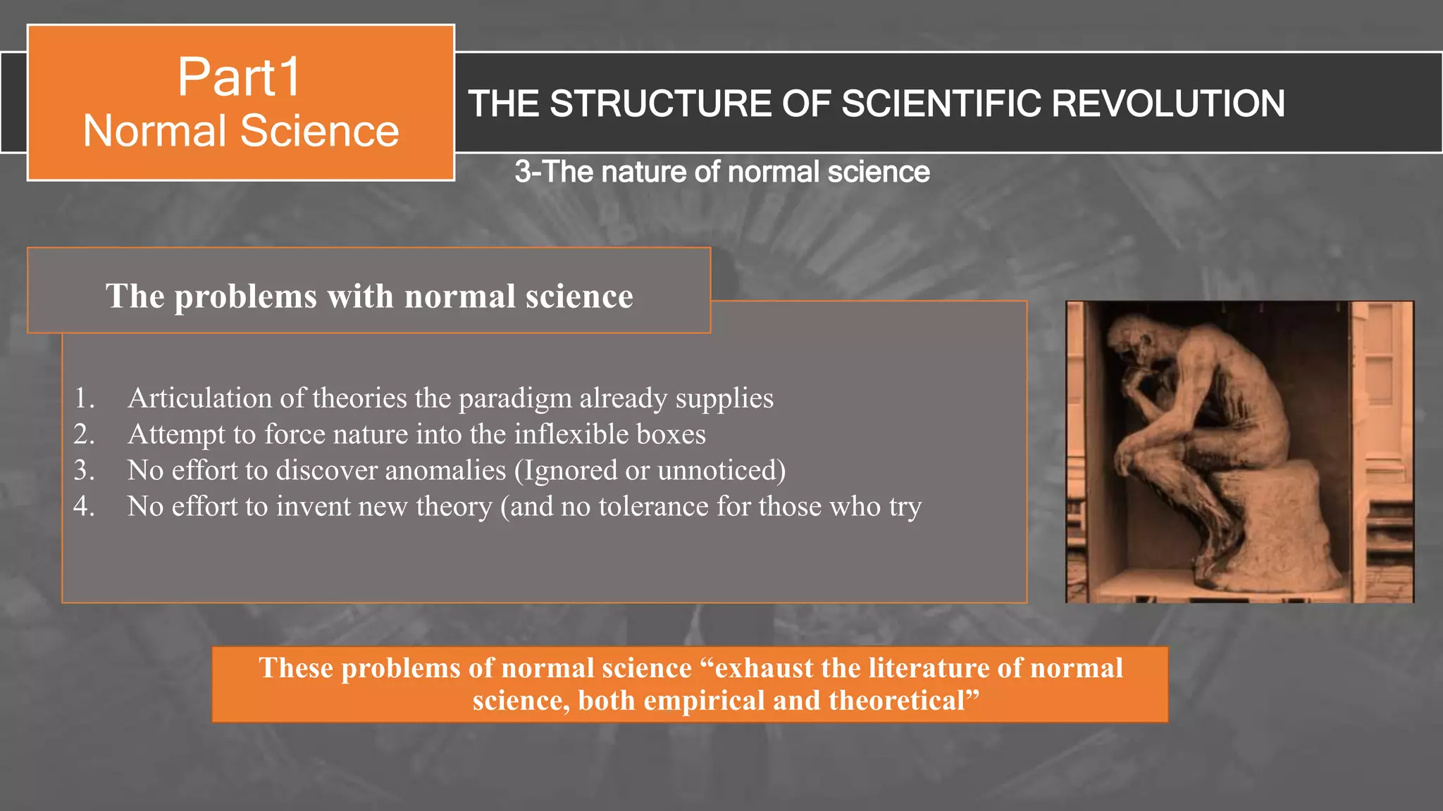 Thomas S Kuhn The Structure Of Scientific Revolutions THE STRUCTURE OF SCIENTIFIC REVOLUTION -Thomas Kuhn | PPT