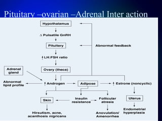 Pituitary –ovarian –Adrenal Inter action
 