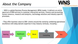 Knowledge Management Process Followed In WNS | PPTX