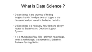 presentation on data science with python | PPTX