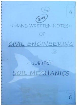 Civil 6.soil mechanics