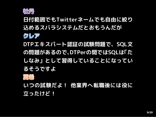 Dtpの勉強会 第14回 裏 帰宅後活動記録