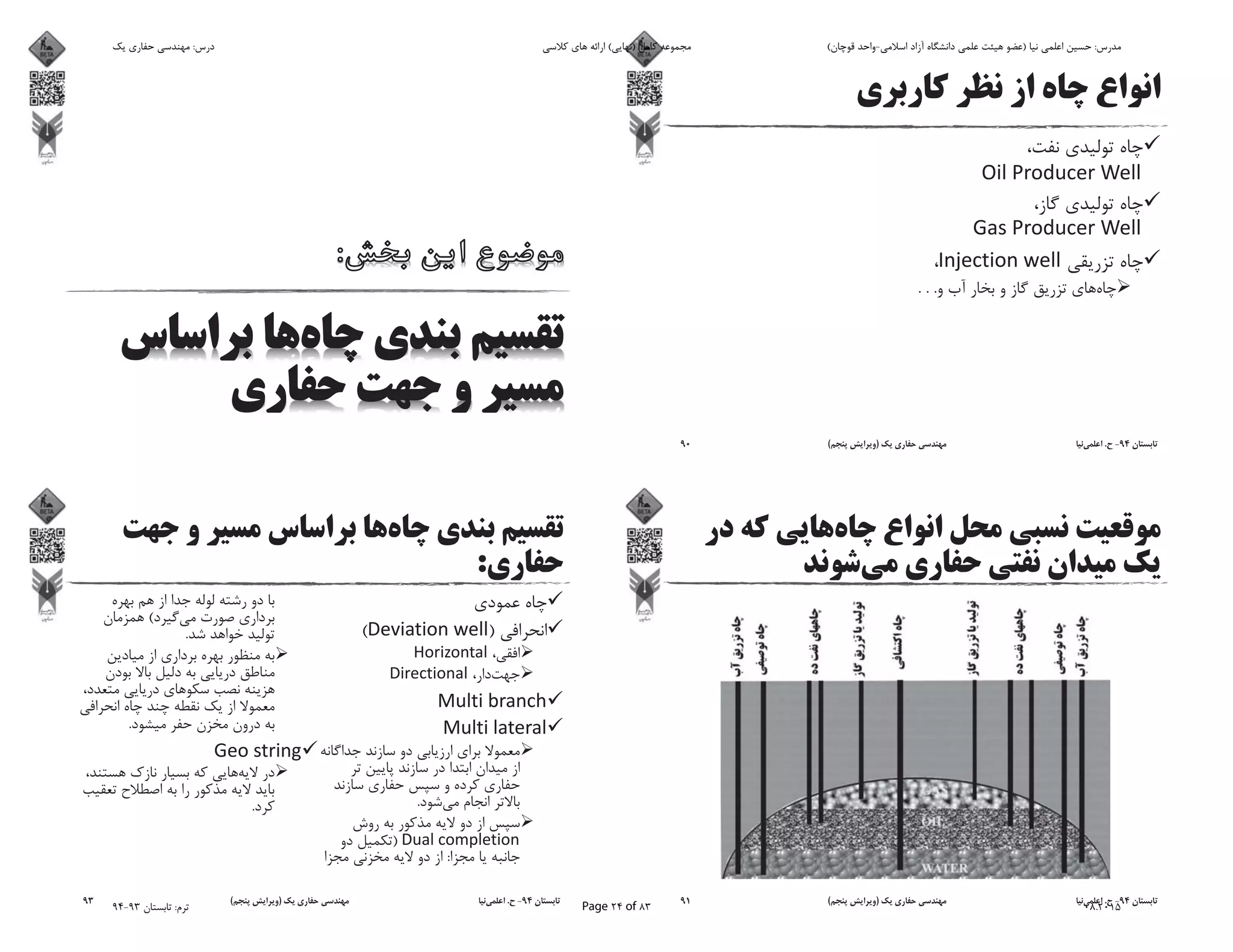 . . .
94-.)(90
94-.)(91
:
)(
.
)
:
(
.
.
.
94-.)(93
‫ﯾﮏ‬ ‫ﺣﻔﺎرى‬ ‫ﻣﻬﻨﺪﺳﻰ‬ :‫درس‬ ‫ﮐﻼﺳﻰ‬ ‫ﻫﺎى‬ ‫اراﺋﻪ‬ (‫)ﻧﻬﺎﯾﻰ‬ ‫ﮐﺎﻣﻞ‬ ‫ﻣﺠﻤﻮﻋﻪ‬ (‫ﻗﻮﭼﺎن‬ ‫اﺳﻼﻣﻰ-واﺣﺪ‬ ‫آزاد‬ ‫داﻧﺸﮕﺎه‬ ‫ﻋﻠﻤﻰ‬ ‫ﻫﯿﺌﺖ‬ ‫)ﻋﻀﻮ‬ ‫ﻧﯿﺎ‬ ‫اﻋﻠﻤﻰ‬ ‫ﺣﺴﯿﻦ‬ :‫ﻣﺪرس‬
94-93 ‫ﺗﺎﺑﺴﺘﺎن‬ :‫ﺗﺮم‬ Page 24 of 83 08.2015
 