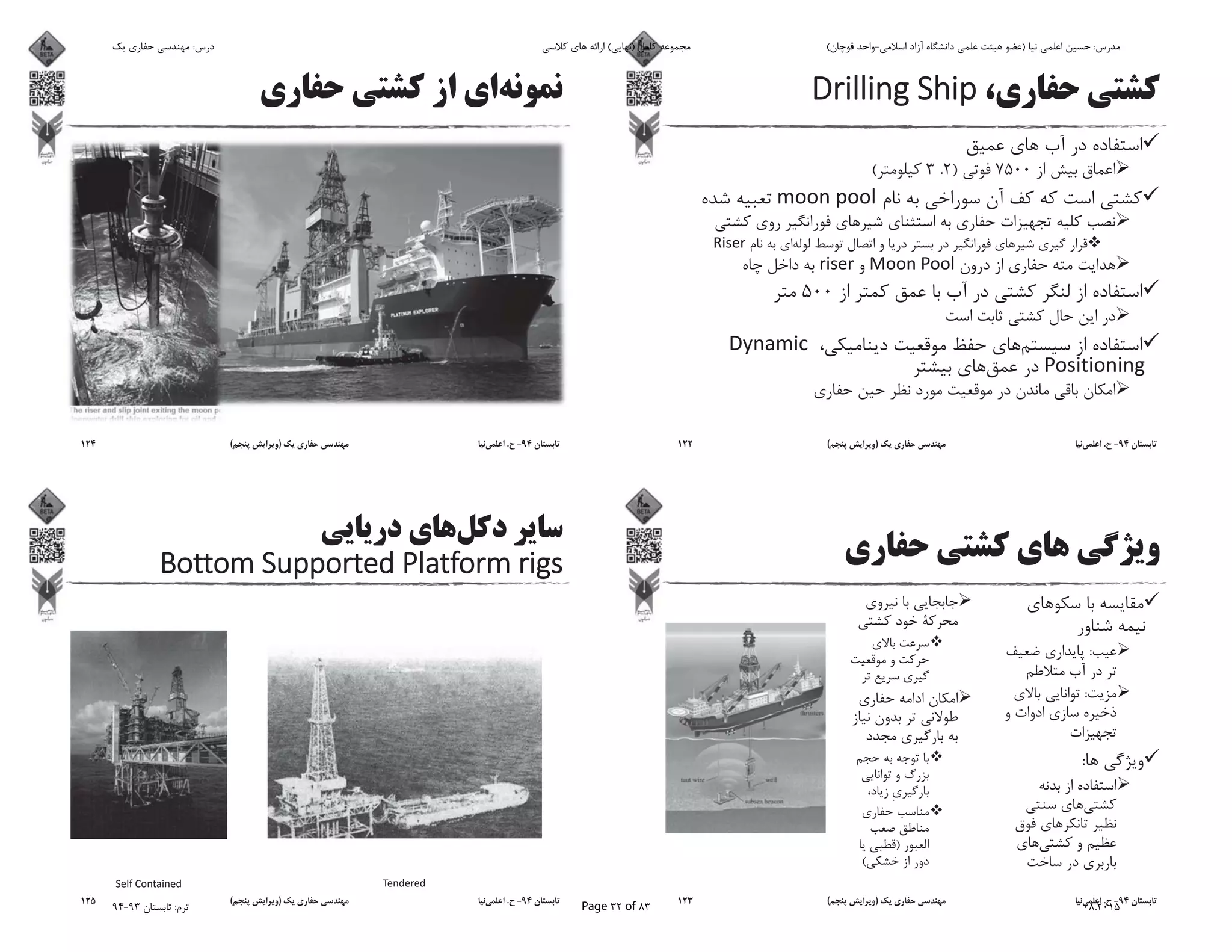 7500)2.3(
500
94-.)(122
:
:
:
)
(
94-.)(123
94-.)(124
94-.)(125
‫ﯾﮏ‬ ‫ﺣﻔﺎرى‬ ‫ﻣﻬﻨﺪﺳﻰ‬ :‫درس‬ ‫ﮐﻼﺳﻰ‬ ‫ﻫﺎى‬ ‫اراﺋﻪ‬ (‫)ﻧﻬﺎﯾﻰ‬ ‫ﮐﺎﻣﻞ‬ ‫ﻣﺠﻤﻮﻋﻪ‬ (‫ﻗﻮﭼﺎن‬ ‫اﺳﻼﻣﻰ-واﺣﺪ‬ ‫آزاد‬ ‫داﻧﺸﮕﺎه‬ ‫ﻋﻠﻤﻰ‬ ‫ﻫﯿﺌﺖ‬ ‫)ﻋﻀﻮ‬ ‫ﻧﯿﺎ‬ ‫اﻋﻠﻤﻰ‬ ‫ﺣﺴﯿﻦ‬ :‫ﻣﺪرس‬
94-93 ‫ﺗﺎﺑﺴﺘﺎن‬ :‫ﺗﺮم‬ Page 32 of 83 08.2015
 