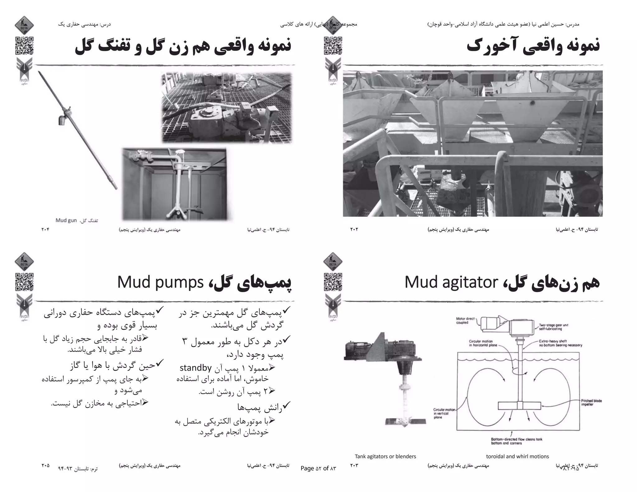 94-.)(202
94-.)(203
94-.)(204
.
3
1
2.
.
.
.
94-.)(205
‫ﯾﮏ‬ ‫ﺣﻔﺎرى‬ ‫ﻣﻬﻨﺪﺳﻰ‬ :‫درس‬ ‫ﮐﻼﺳﻰ‬ ‫ﻫﺎى‬ ‫اراﺋﻪ‬ (‫)ﻧﻬﺎﯾﻰ‬ ‫ﮐﺎﻣﻞ‬ ‫ﻣﺠﻤﻮﻋﻪ‬ (‫ﻗﻮﭼﺎن‬ ‫اﺳﻼﻣﻰ-واﺣﺪ‬ ‫آزاد‬ ‫داﻧﺸﮕﺎه‬ ‫ﻋﻠﻤﻰ‬ ‫ﻫﯿﺌﺖ‬ ‫)ﻋﻀﻮ‬ ‫ﻧﯿﺎ‬ ‫اﻋﻠﻤﻰ‬ ‫ﺣﺴﯿﻦ‬ :‫ﻣﺪرس‬
94-93 ‫ﺗﺎﺑﺴﺘﺎن‬ :‫ﺗﺮم‬ Page 52 of 83 08.2015
 