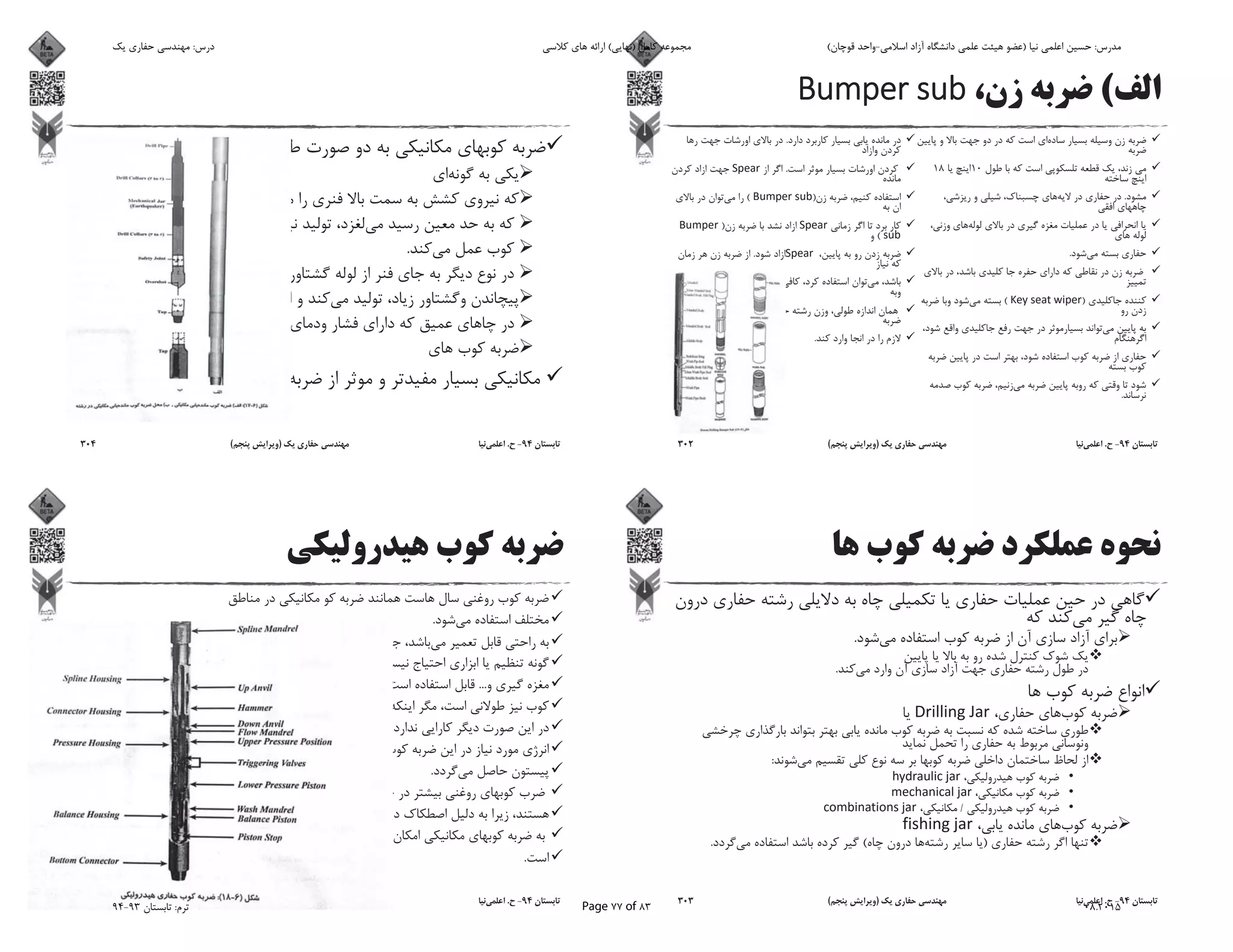 (
1018
.
.
)(
.
.
.
)(
)
(
.
.
94-.)(302
.
.
:
/
)(.
94-.)(303
.
.
.
94-.)(304
.
)(
...
.
.
.
94-.)(305
‫ﯾﮏ‬ ‫ﺣﻔﺎرى‬ ‫ﻣﻬﻨﺪﺳﻰ‬ :‫درس‬ ‫ﮐﻼﺳﻰ‬ ‫ﻫﺎى‬ ‫اراﺋﻪ‬ (‫)ﻧﻬﺎﯾﻰ‬ ‫ﮐﺎﻣﻞ‬ ‫ﻣﺠﻤﻮﻋﻪ‬ (‫ﻗﻮﭼﺎن‬ ‫اﺳﻼﻣﻰ-واﺣﺪ‬ ‫آزاد‬ ‫داﻧﺸﮕﺎه‬ ‫ﻋﻠﻤﻰ‬ ‫ﻫﯿﺌﺖ‬ ‫)ﻋﻀﻮ‬ ‫ﻧﯿﺎ‬ ‫اﻋﻠﻤﻰ‬ ‫ﺣﺴﯿﻦ‬ :‫ﻣﺪرس‬
94-93 ‫ﺗﺎﺑﺴﺘﺎن‬ :‫ﺗﺮم‬ Page 77 of 83 08.2015
 