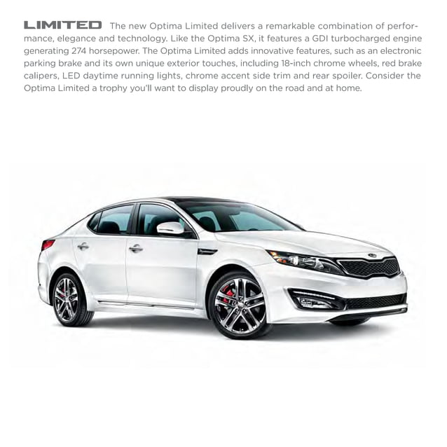 2013 Kia Optima Brochure - Jack Key Auto Group El Paso, Texas ...