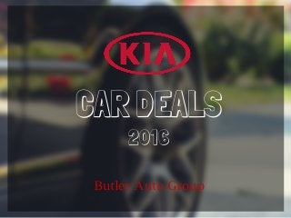 CAR DEALS
Butler Auto Group
2016
 