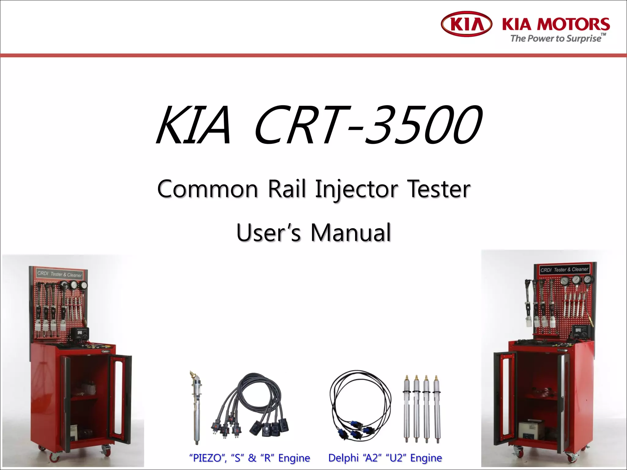Kia crt 3500 user manual eng PPT