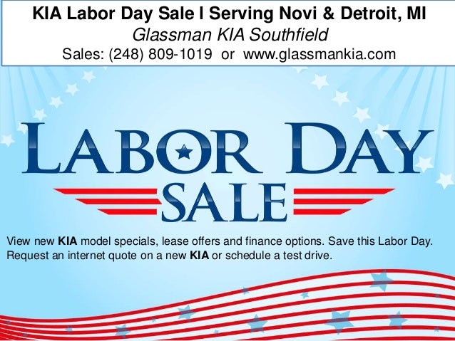 Kia Labor Day Sale l Serving Novi & Detroit, MI - Glassman KIA
