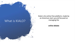 Kialo platform