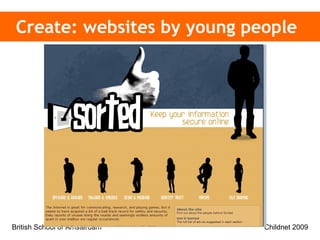 Create: websites by young people 