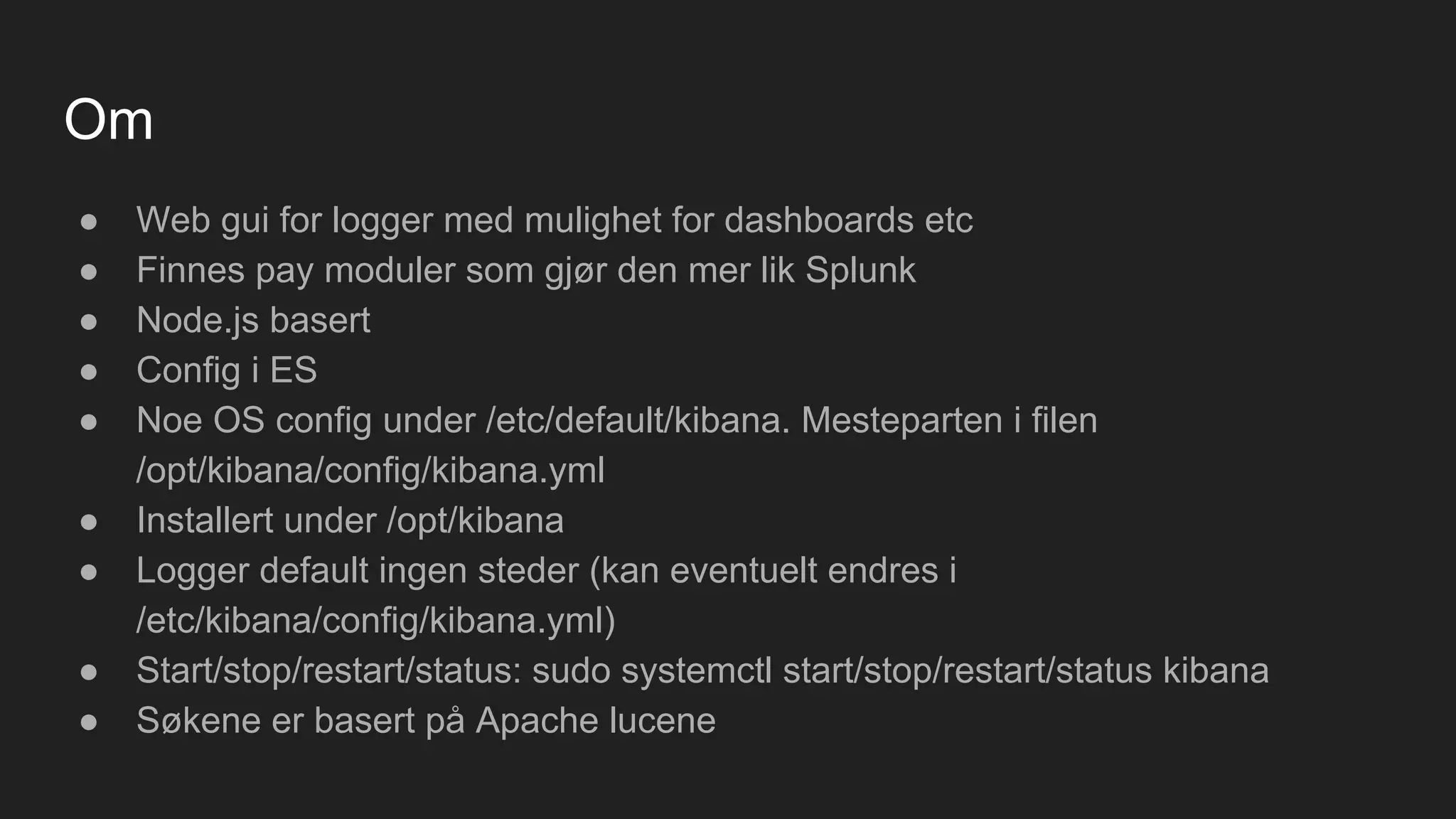 Kibana PPT Kibana ppt
