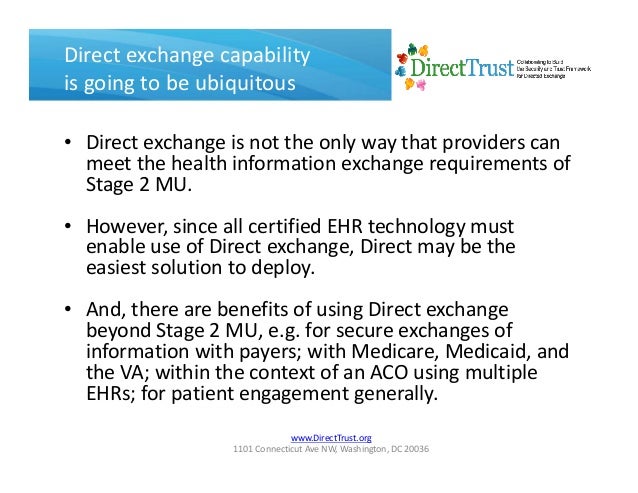 Direct Health Information Address Exchange Direct Health Information Address Exchange
