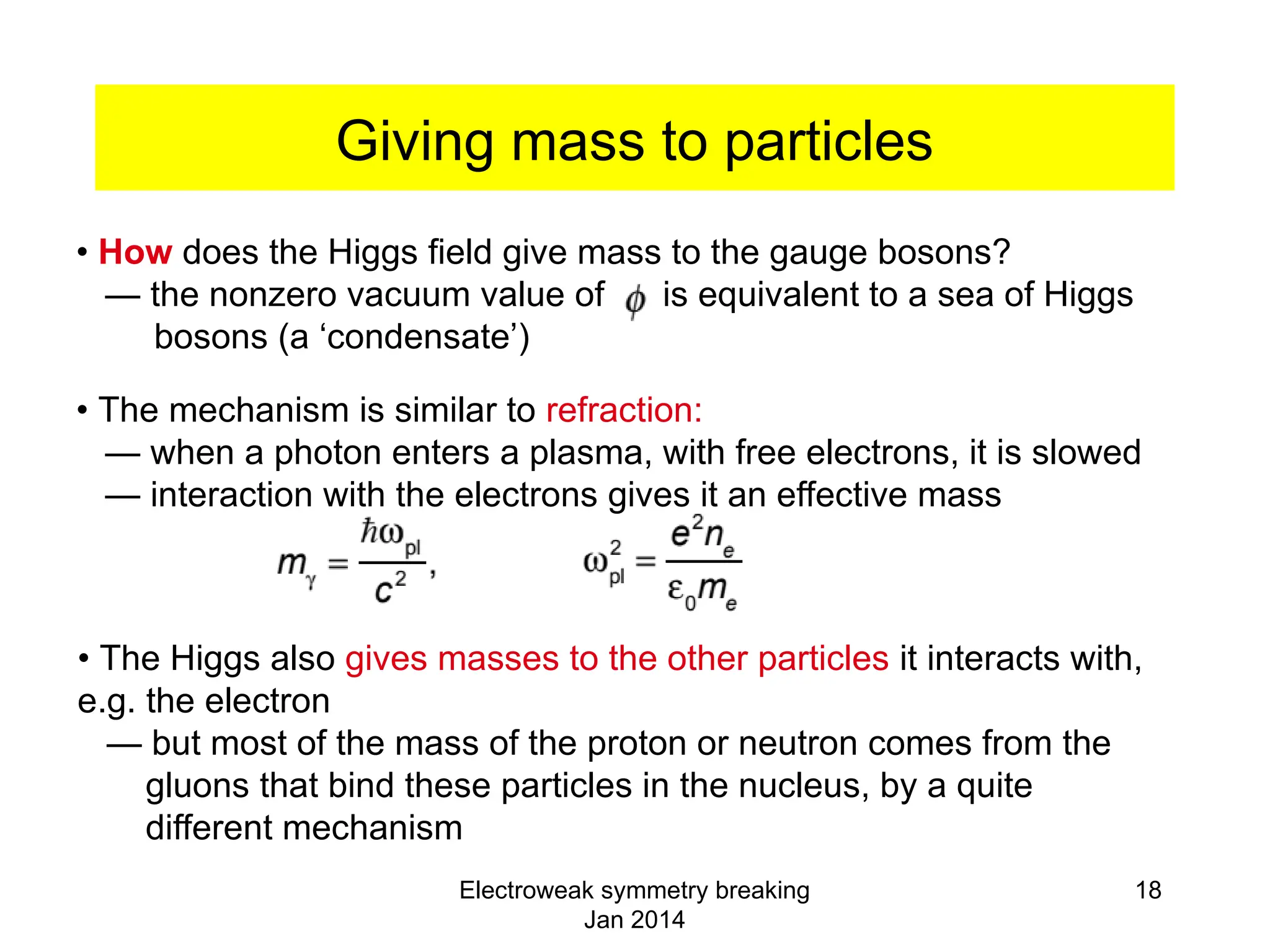Spontaneous symmetry breaking in gauge theories | PPTX