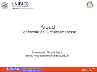 Kicad  Confecção de Circuito Impresso ,[object Object]