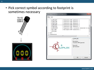 www.ba0sh1.com
11
• Pick correct symbol according to footprint is
sometimes necessary
E B C
 