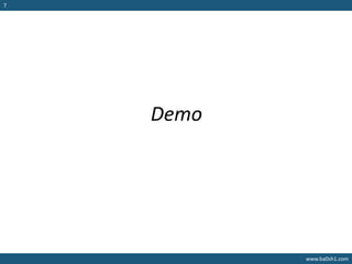 www.ba0sh1.com
7
Demo
 
