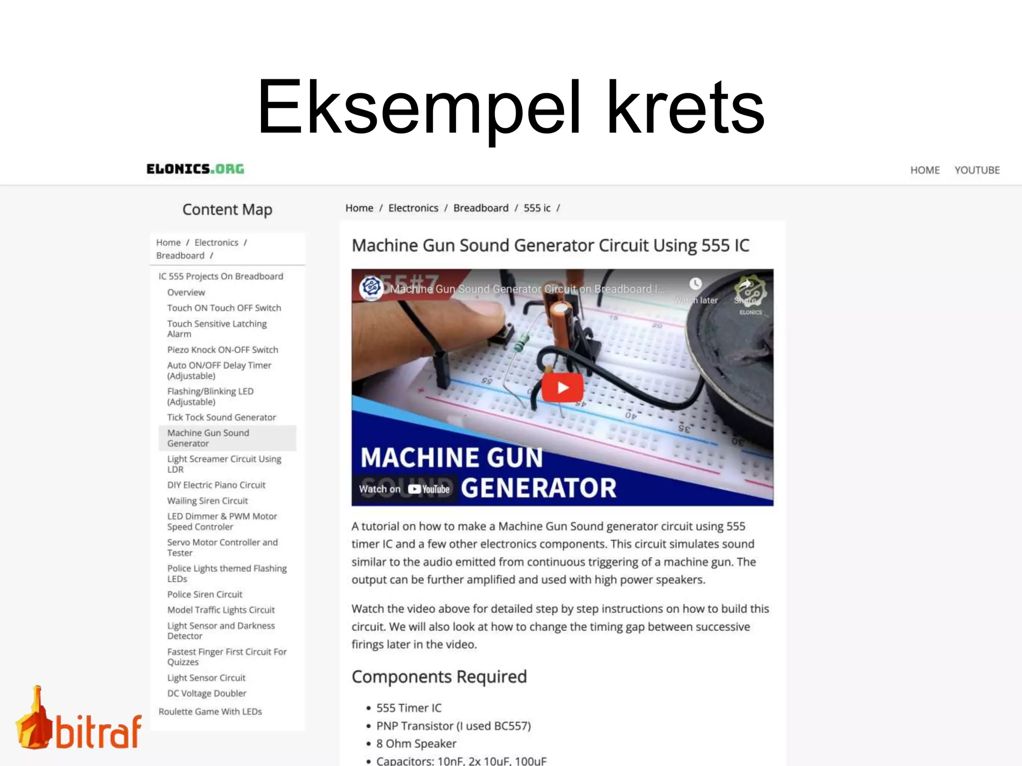 Eksempel krets
 