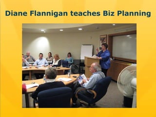 Diane Flannigan teaches Biz Planning 