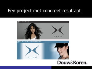 Een project met concreet resultaat
 