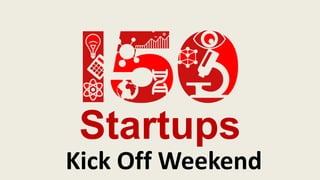 Startups
Kick Off Weekend
 
