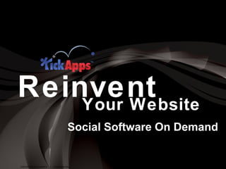 COPYRIGHT  © KICKAPPS  l  CONFIDENTIAL Social Software On Demand 