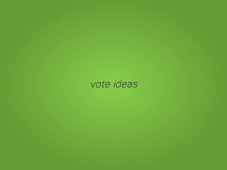 vote ideas
 