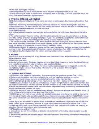 Kickball Rules.pdf kickball presentation | PDF