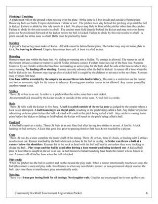 Dayton Kickball Tournament 2015 (Registration Packet) | PDF