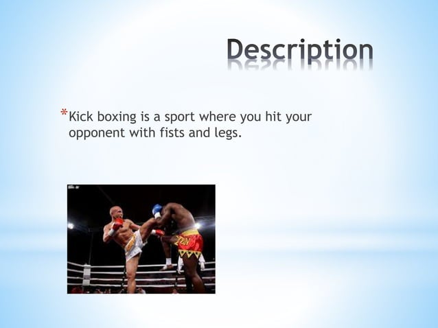 Kickboxing | PPTX