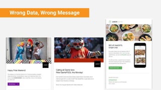 Wrong Data, Wrong Message
 