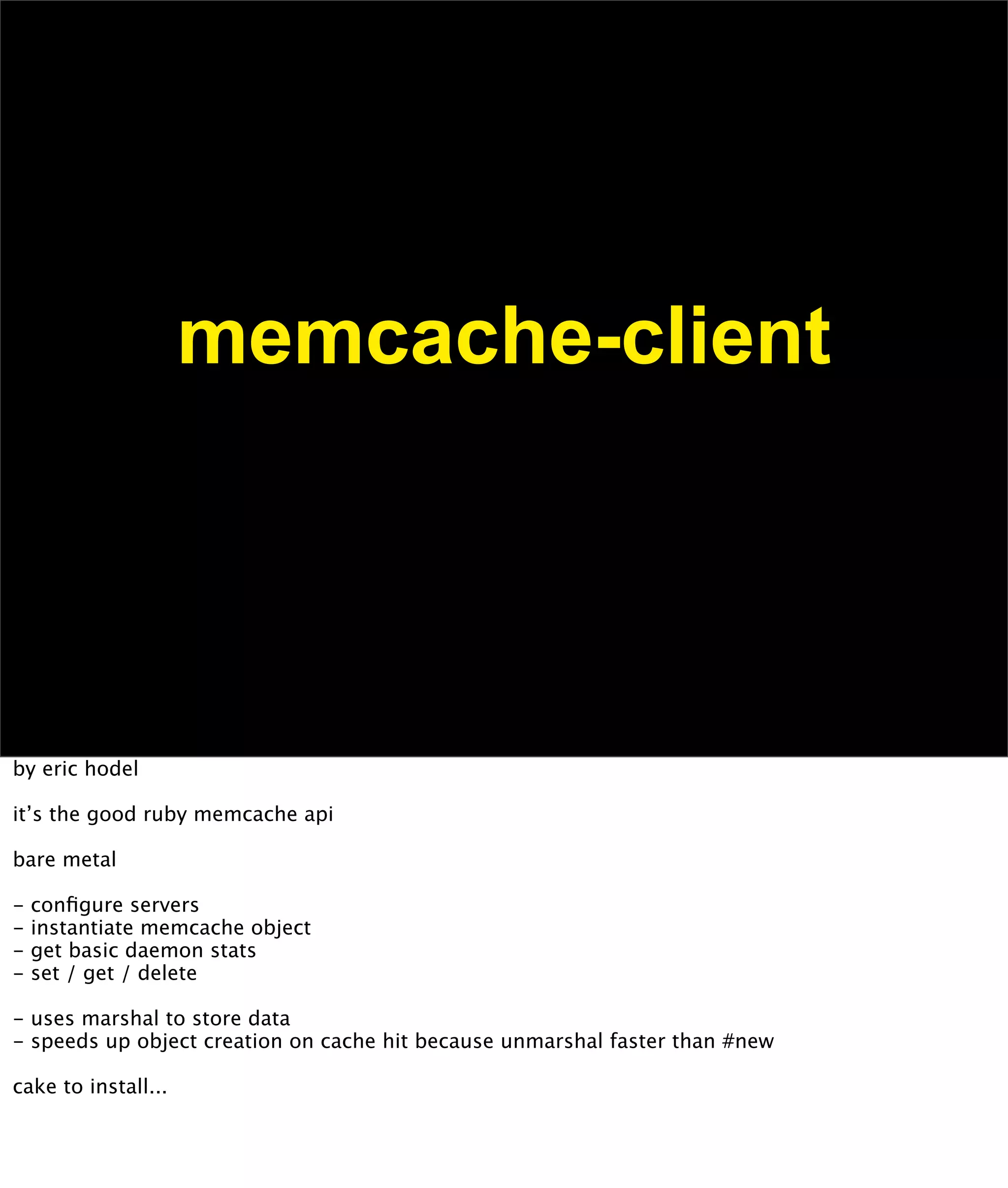 Kickin' Ass with Cache-Fu (with notes)