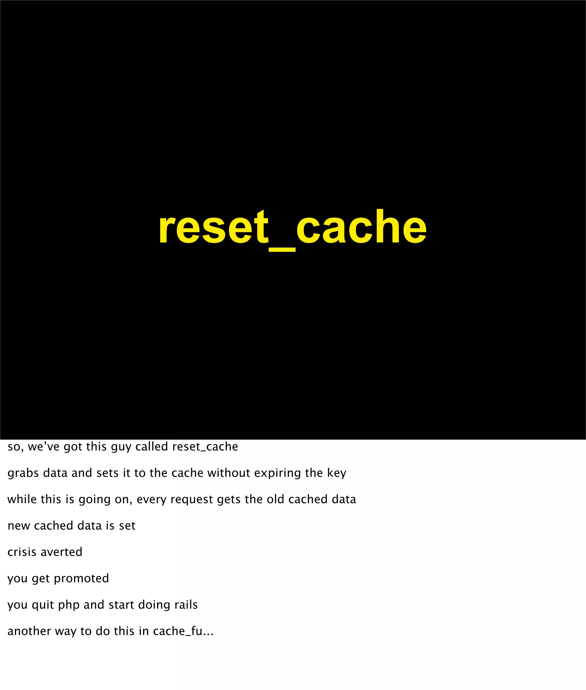 Kickin' Ass with Cache-Fu (with notes)