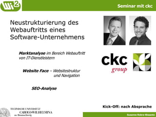 wi² stellt seine Lehre vor: wie?