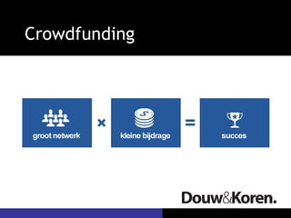 Crowdfunding
 
