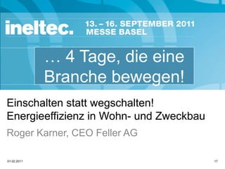 Fokussierte Ansprache von wichtigen Lichtplanern und Elektro-Ingenieure 