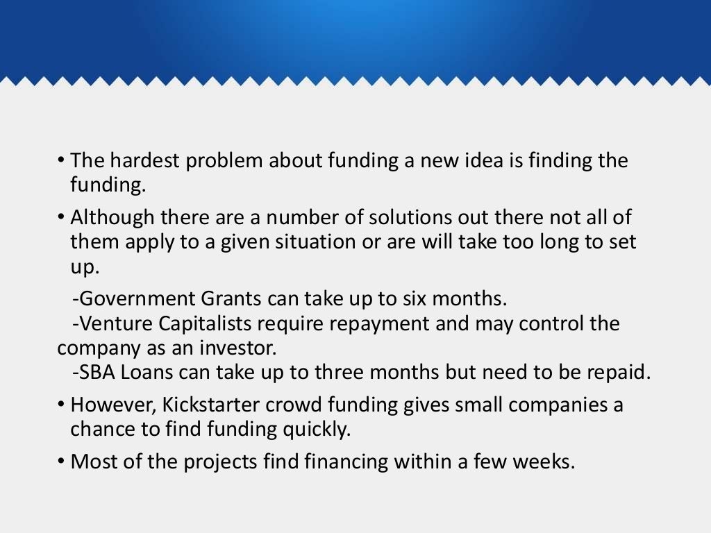 Kickstarter crowdfunding campaign