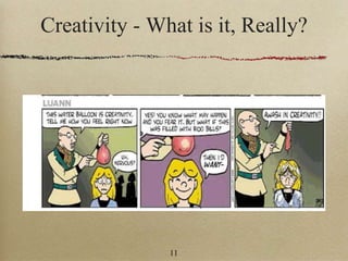 11
Creativity - What is it, Really?
 