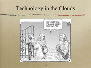 Technology in the Clouds
19
 