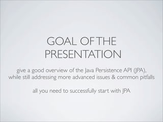 Kick Start Jpa