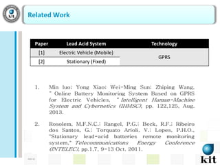 DOC ID
Paper Lead Acid System Technology
[1] Electric Vehicle (Mobile)
GPRS
[2] Stationary (Fixed)
 