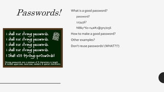 Online Security for Kids | PPT
