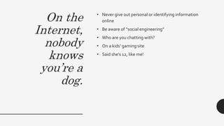 Online Security for Kids