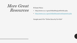 Online Security for Kids